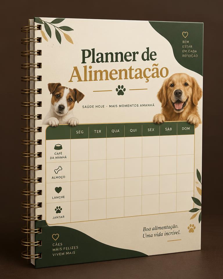 Capa do bônus Planner de Alimentação